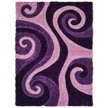 United Weavers Of America 7 ft. 10 in. x 10 ft. 6 in. Finesse Chimes Violet Rectangle Oversize Rug 2100 21583 912